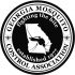 Georgia Mosquito Control Association logo featuring a mosquito silhouette inside a circular black‑and‑white seal with the text ‘Georgia Mosquito Control Association’ and ‘Established 1979.’